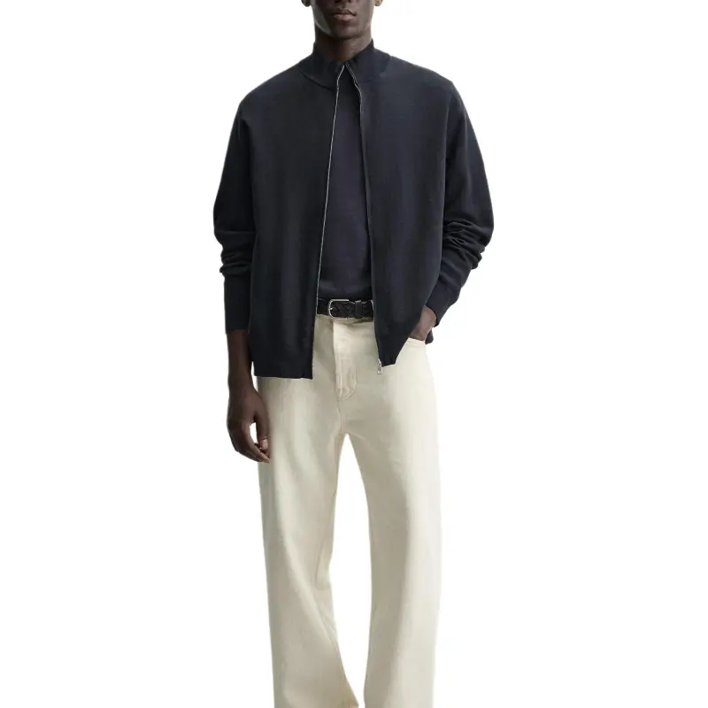 ZARA Knitwear Men Sea Blue-2