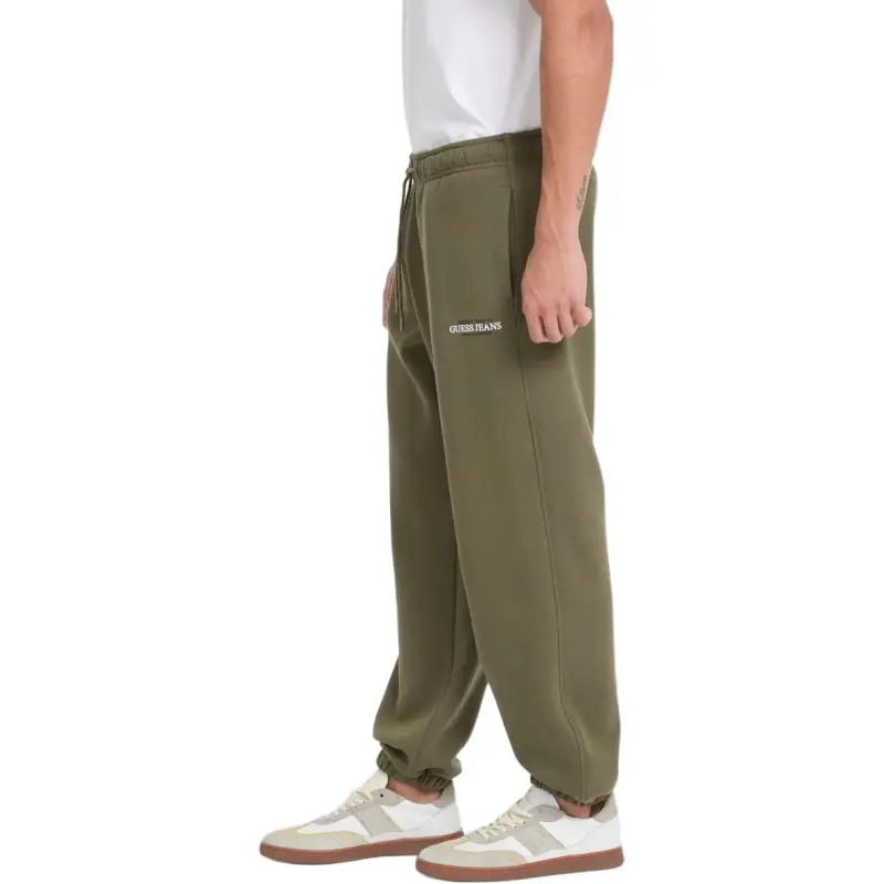 GUESS Knitted Sweatpants Men's Green-2