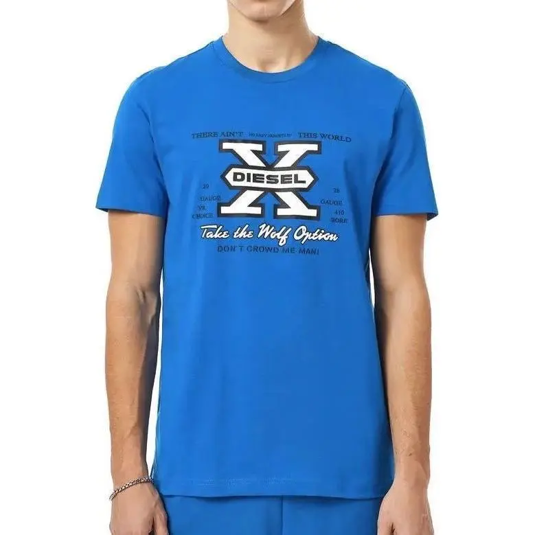 DIESEL T Shirts Men Blue-1