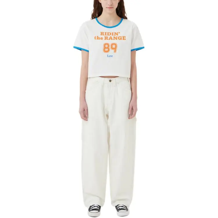 Lee T Shirts Women's White-5
