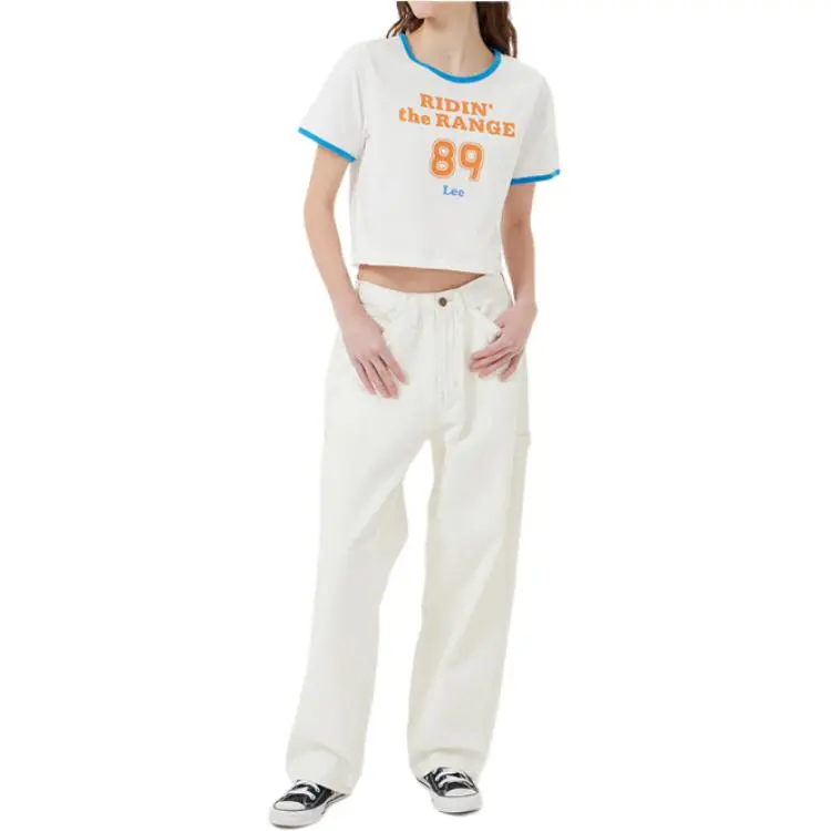 Lee T Shirts Women's White-4