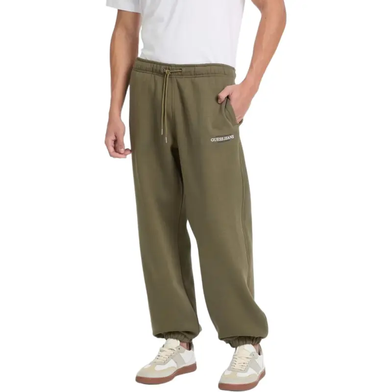 GUESS Knitted Sweatpants Men's Green-1