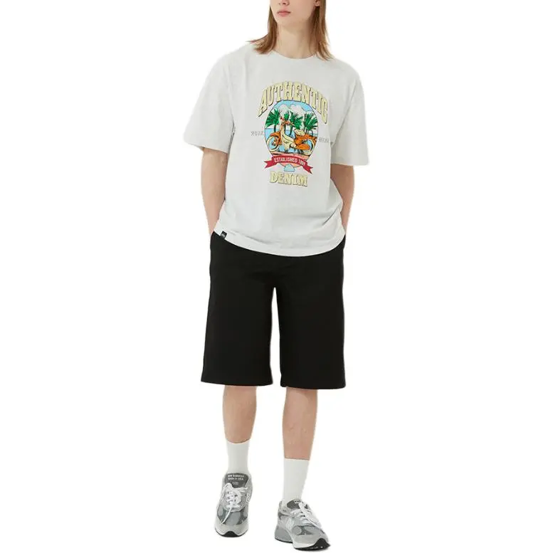 Lee T Shirts Men Gray-2