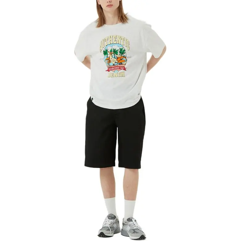Lee T Shirts Men Gray-4