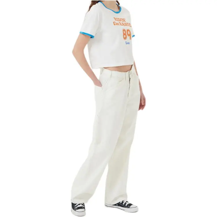 Lee T Shirts Women's White-3