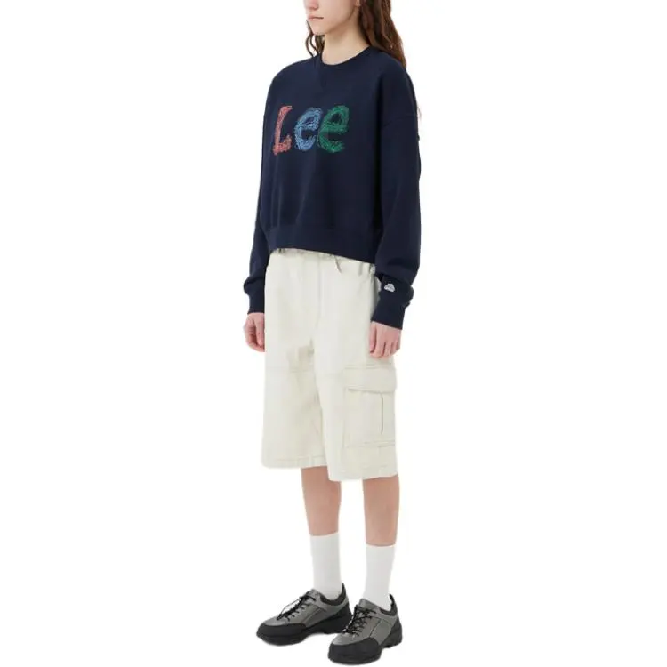 Lee Denim Shorts Women's White-4