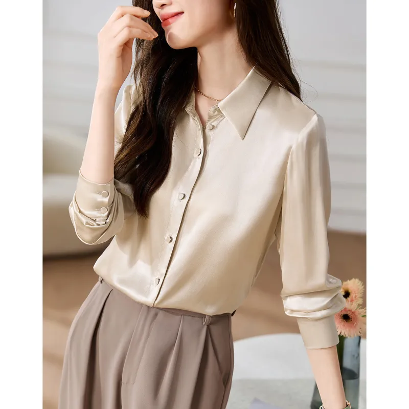 Mo Han Yi Mei Shirt Women's Champagne-2
