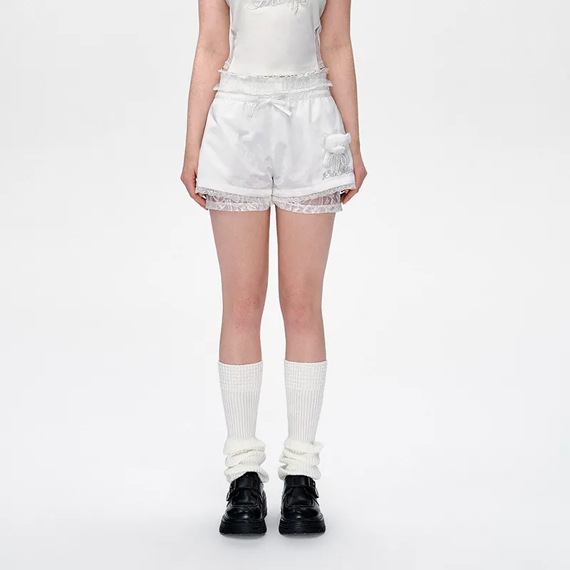 13 DEMARZO Casual Shorts Women's White-2