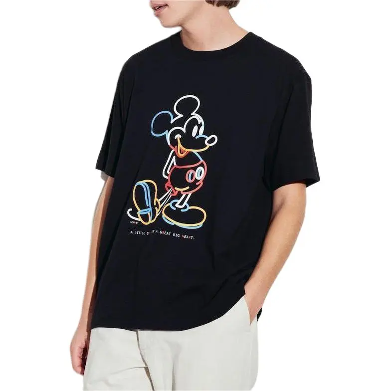 Disney X UNIQLO T Shirts Unisex Black-2