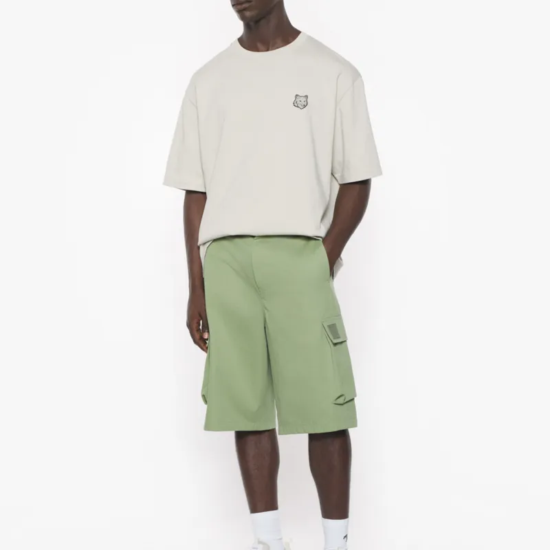 Maison Kitsune Bold Fox Head Patch Crewneck T Shirt-2