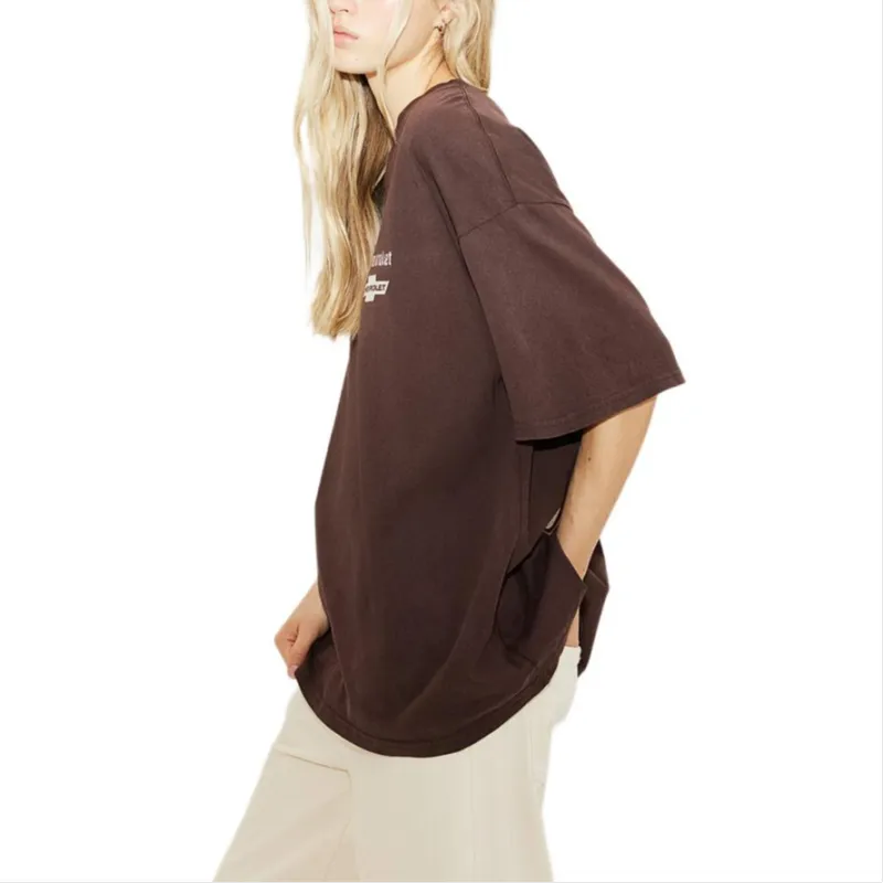 H&M T Shirts Women's Dark Brown-2
