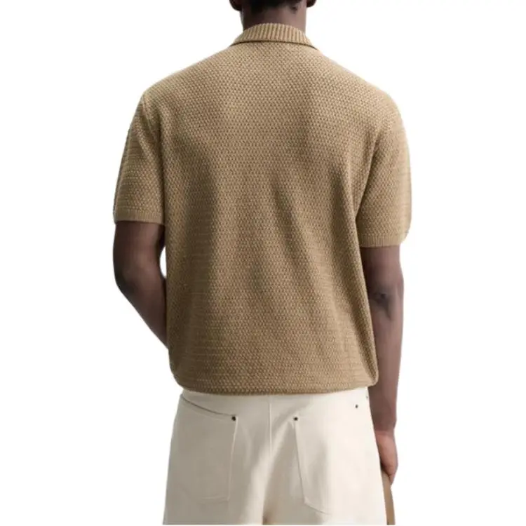ZARA Polo Shirts Men Tan-6