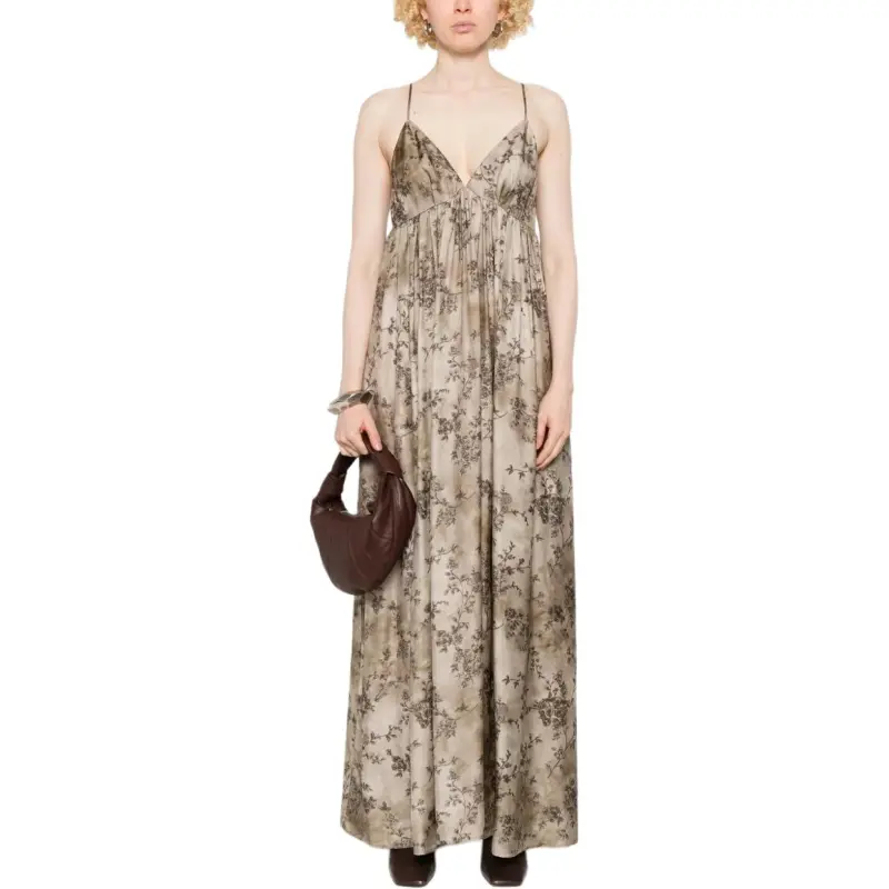 UMA WANG Floral print Maxi Dress-3