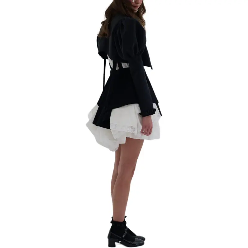 Selkie Collection FW24 Slip Dress Women's Black-2
