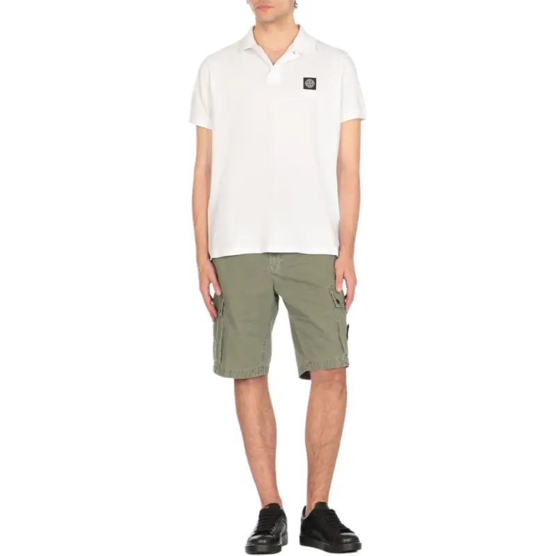 STONE ISLAND Compass Patch Bermuda Shorts-1