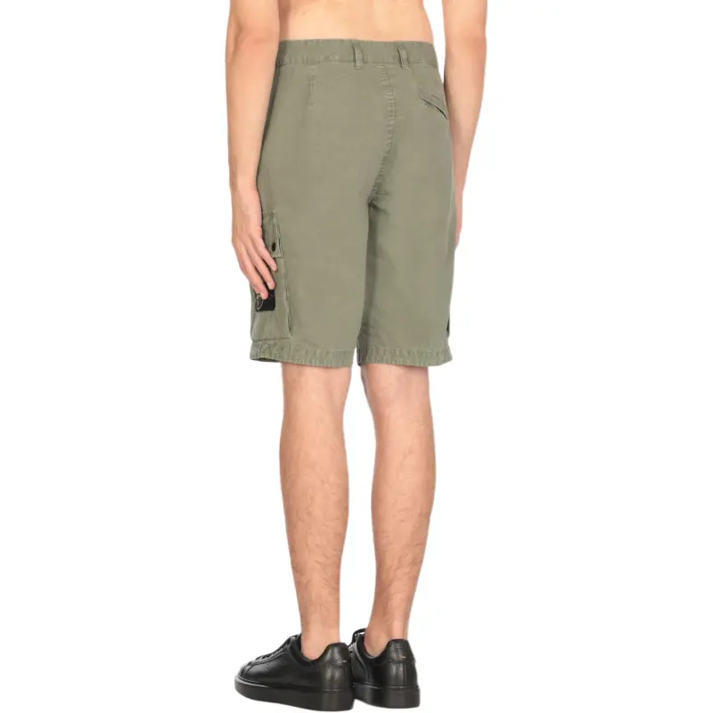 STONE ISLAND Compass Patch Bermuda Shorts-3