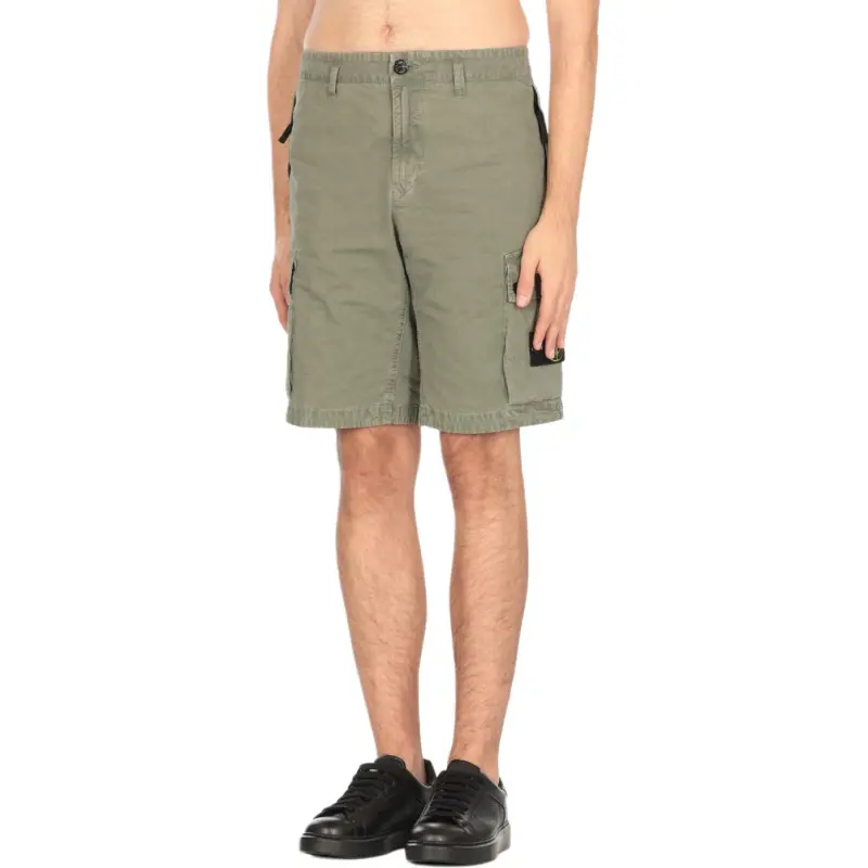STONE ISLAND Compass Patch Bermuda Shorts-2