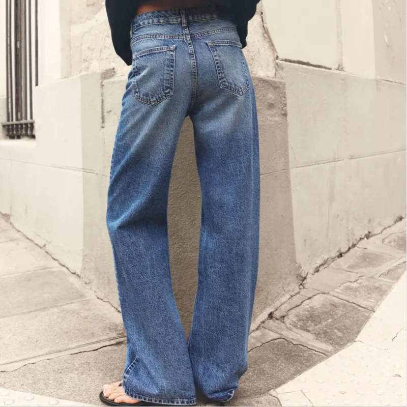 ZARA Jeans Women's Medium Blue-2
