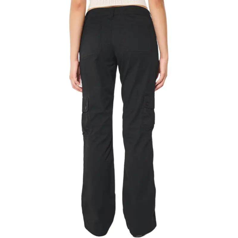 Hollister Cargo Pants Women's Black-2