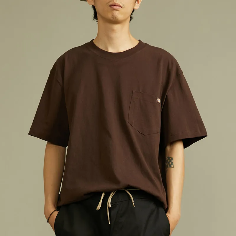 Dickies T Shirt Unisex Chocolate Brown-1
