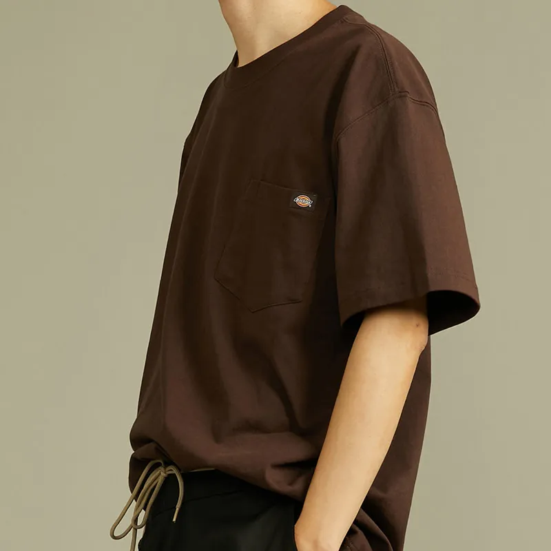 Dickies T Shirt Unisex Chocolate Brown-2