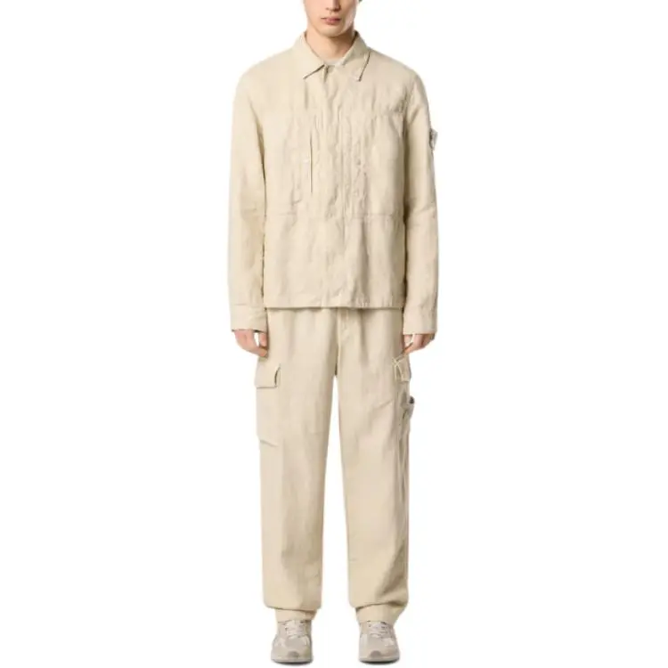 STONE ISLAND Linen Trousers-2