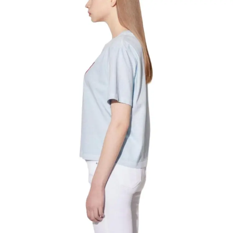 GUESS T Shirts Men Light Blue-3