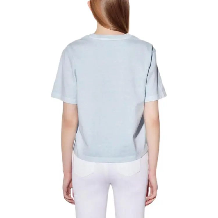 GUESS T Shirts Men Light Blue-4