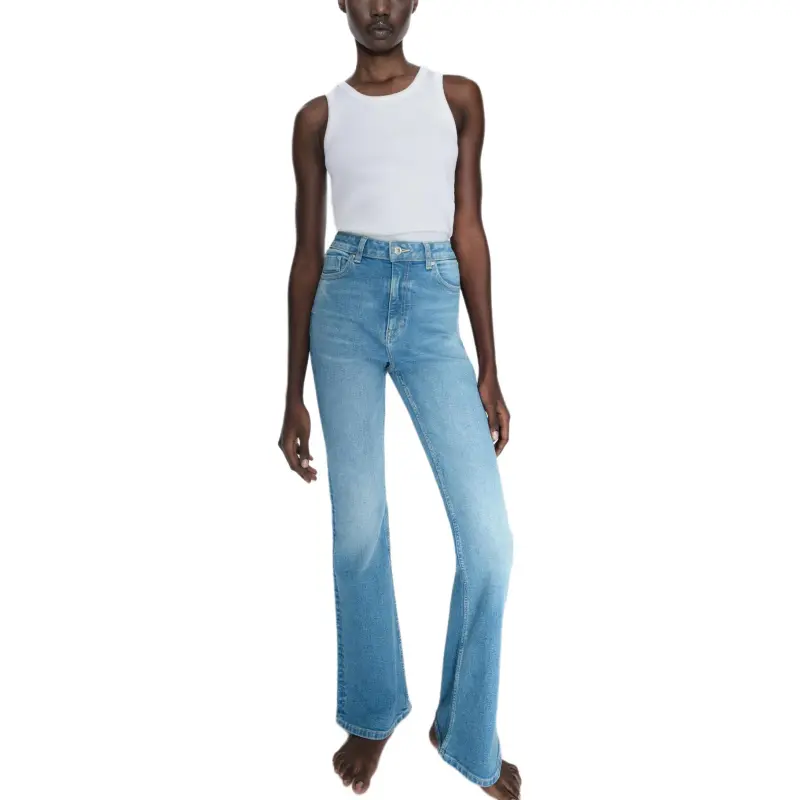 ZARA Jeans Women's Light Blue-3