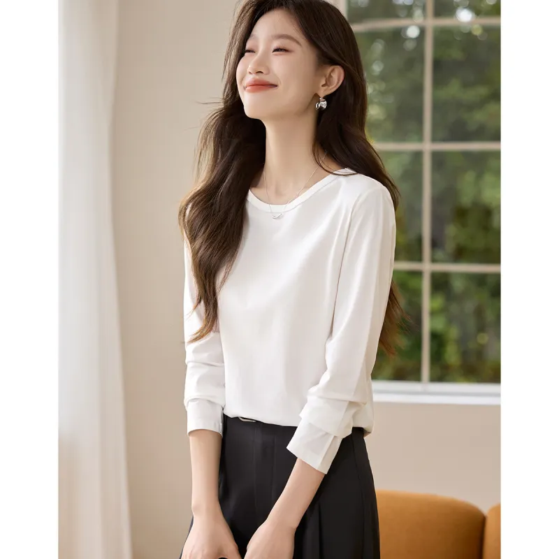 Mo Han Yi Mei Regular T Shirt Women's Raw White-2