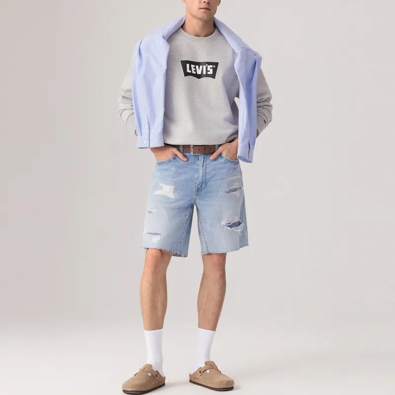 Levi's Denim Shorts Men's Light Blue-3