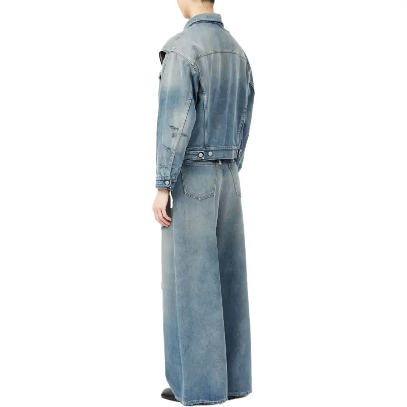 MM6 Maison Margiela Single stitch Denim Jacket-3
