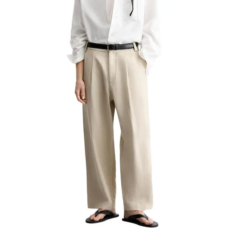 ZARA Suit Trouser Men's Nude/Beige-2