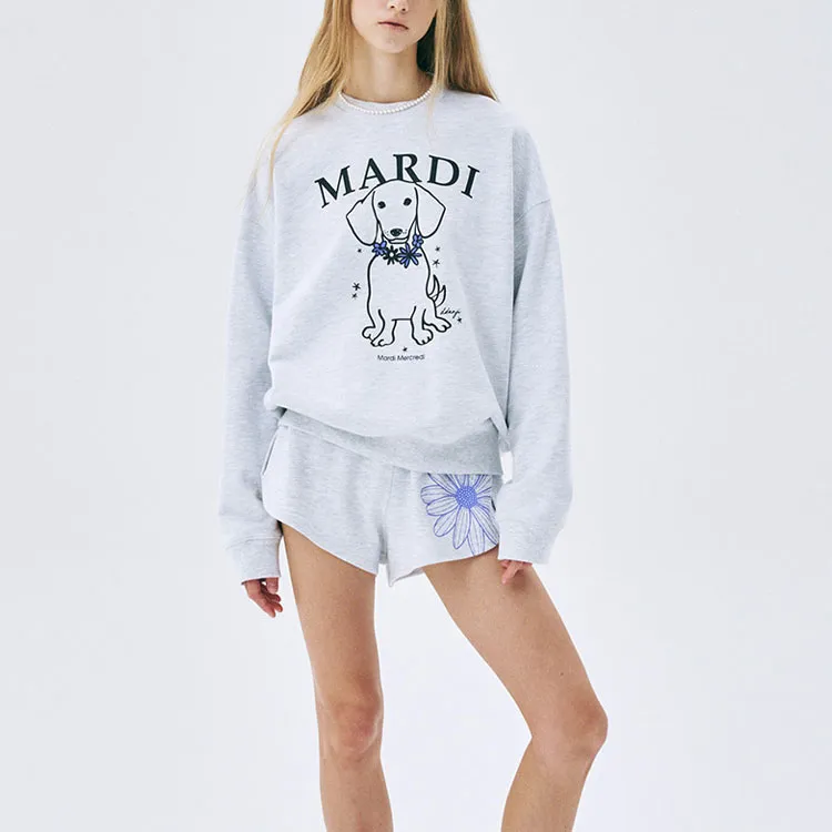 MARDI MERCREDI Sweatshirts Women's Heather Purple-1