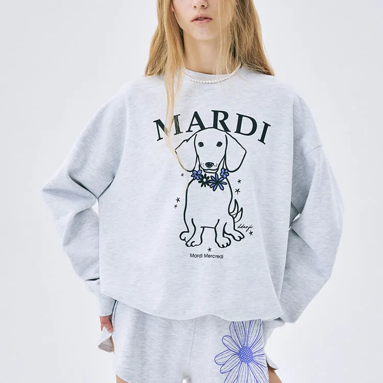 MARDI MERCREDI Sweatshirts Women's Heather Purple-3