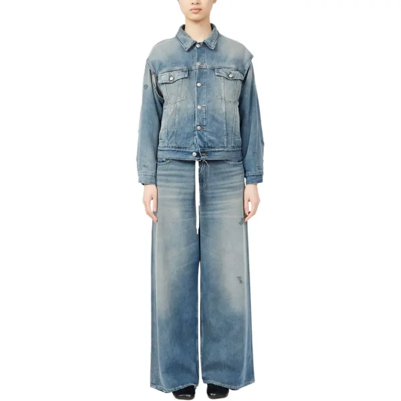 MM6 Maison Margiela Single stitch Denim Jacket-2
