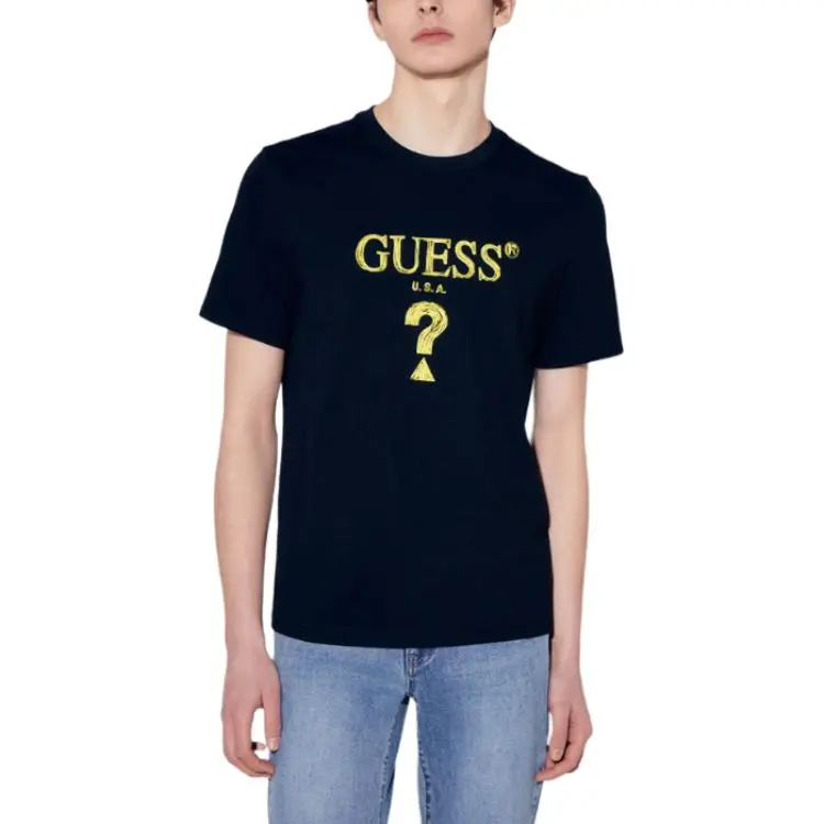 GUESS T Shirts Men Black-4