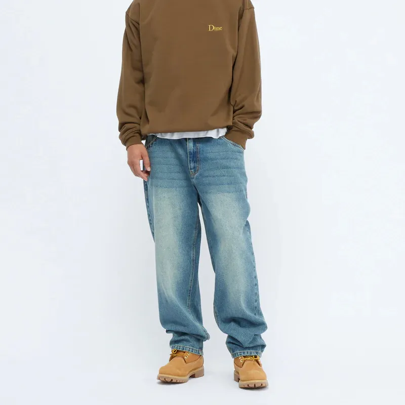 Dime MTL Jeans Unisex NSandblasting Indigo-1