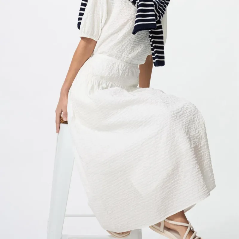 UNIQLO Casual Long Skirts Women's Ivory-2