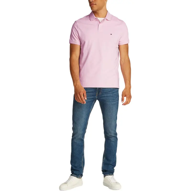 Tommy Hilfiger Polo Shirt Men's Pink-1