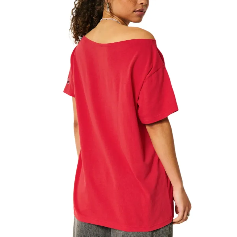 Hollister T Shirts Women's Red-1