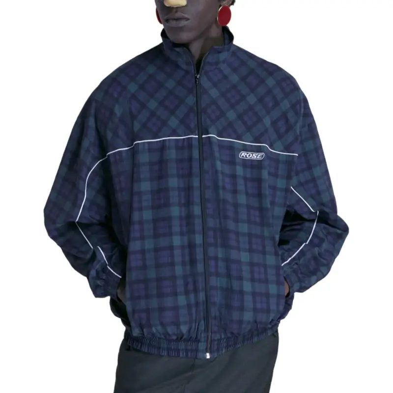Martine Rose Tartan check Track Jacket-4