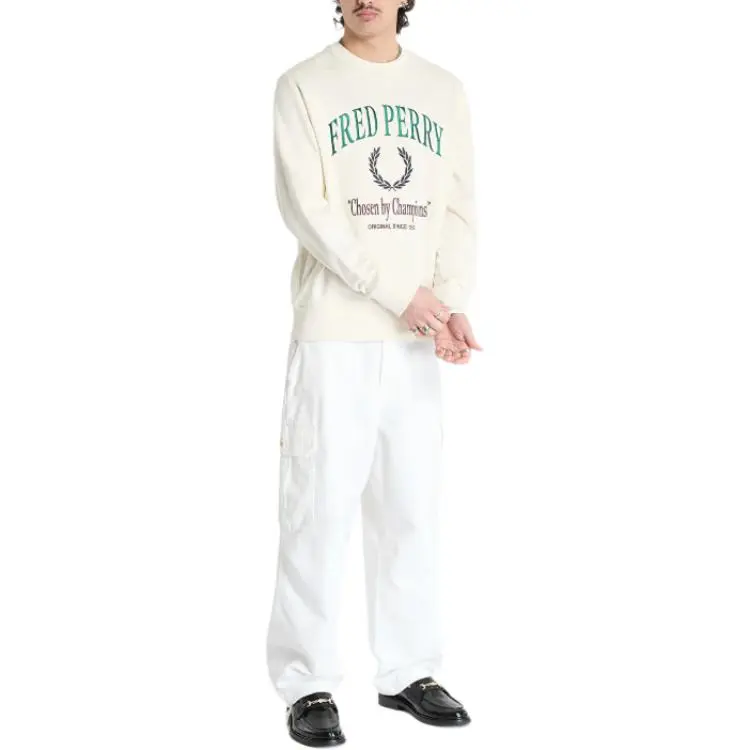 FRED PERRY Logo embroidered Sweatshirt-1