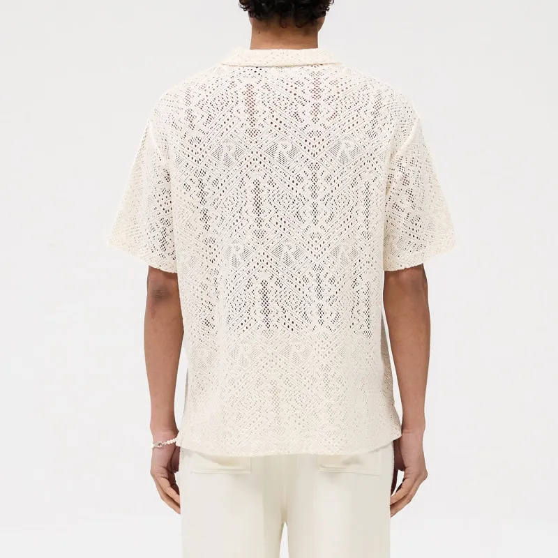 REPRESENT All over Crochet Shirt-3