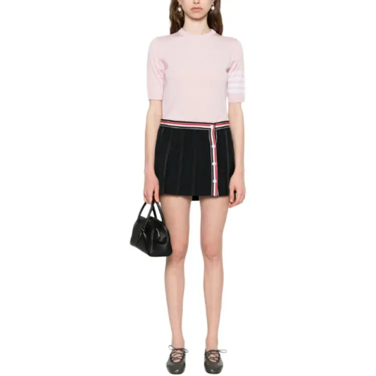 THOM BROWNE· FW25 Casual Short Skirts Women's Black-1