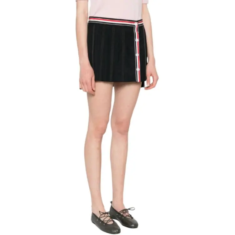 THOM BROWNE· FW25 Casual Short Skirts Women's Black-2