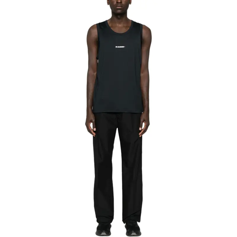 JIL SANDER + Crewneck Jersey Performance Tank Top-2