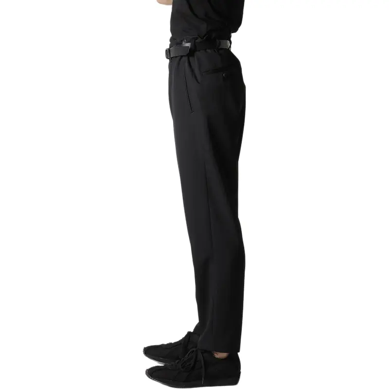 Yohji Yamamoto Pour Homme SS25 Casual Pants Men's Black-3