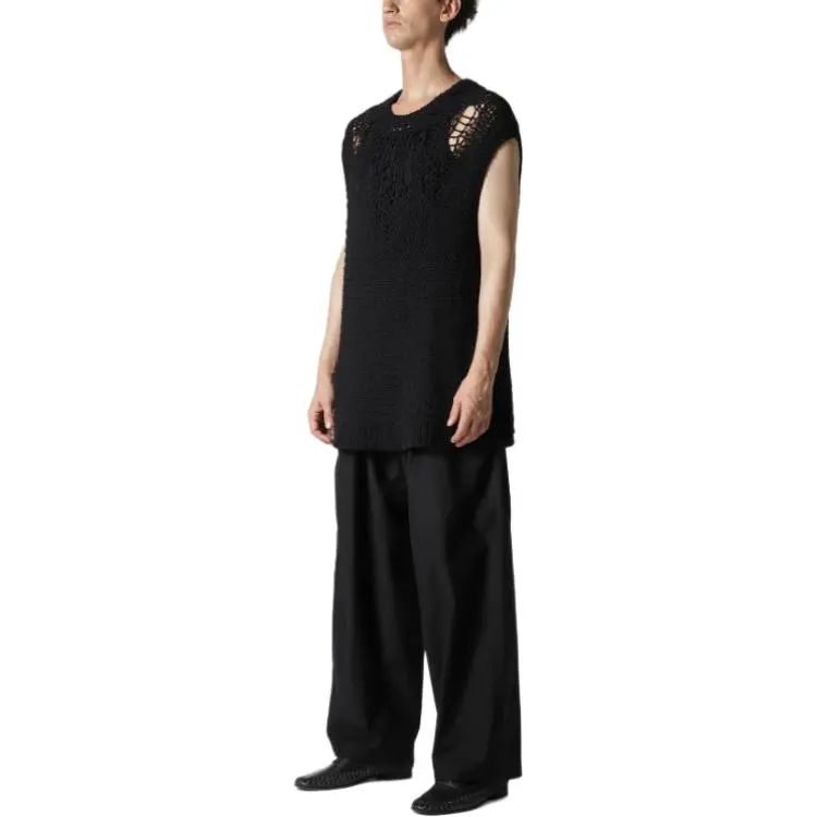 Yohji Yamamoto Open knit Vest-3