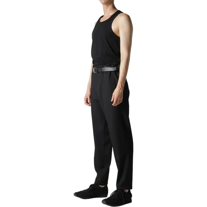 Yohji Yamamoto Pour Homme SS25 Casual Pants Men's Black-4